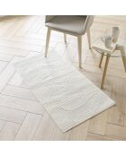 Rechteckiger Teppich (60 x 110 cm) Jalisco Natural, Uni Relief