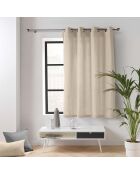 Rideau à oeillets Twily lin - 135x180 cm