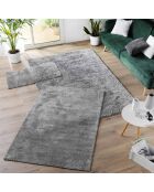 Tappeto rettangolare (160 x 230 cm) Tango Grey, Shaggy Uni