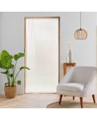 Velo tejido de carlino natural Rod-pass Sheer (90 x 200 cm)