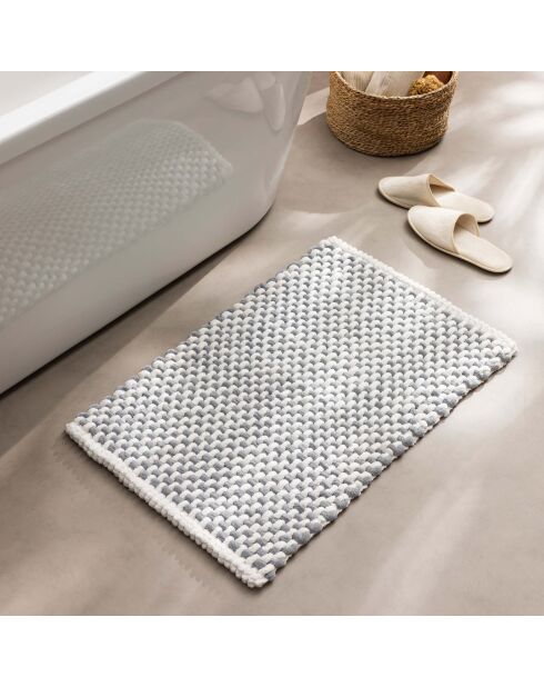 Rafael Chenille-Badeteppich aus natürlicher Baumwolle/Polyester (50 x 80 cm)