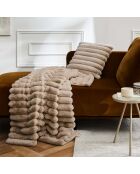 Plaid (125 x 150 cm) Boudoir Sand, pelliccia sintetica