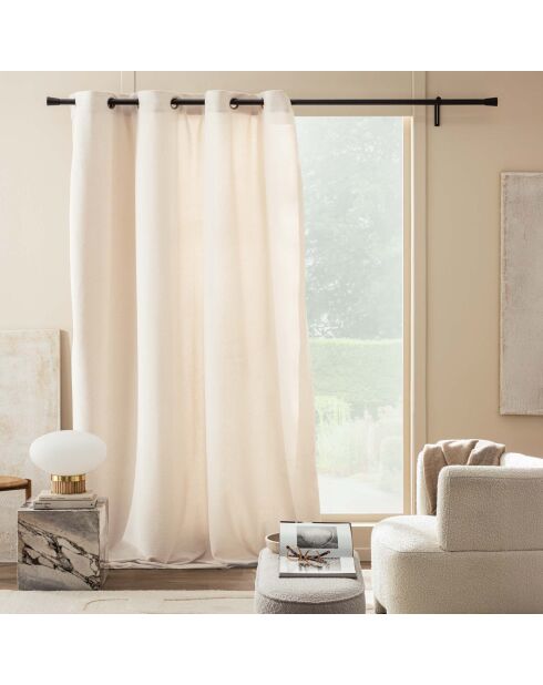 Tenda Winona Natural Grommet (140 x 260 cm), tinta unita