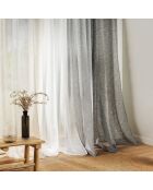 Cortina Carlin antracita (140 x 240 cm) Carlin Antracita, velo texturizado