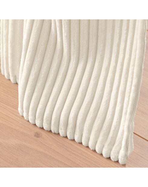 Tenda con occhielli (140 x 260 cm) Natural Nile, flanella a rilievo liscio