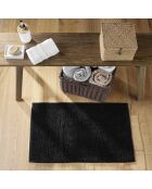 Badtapijt (45 x 75 cm) Sweety zwart, stevig microvezel