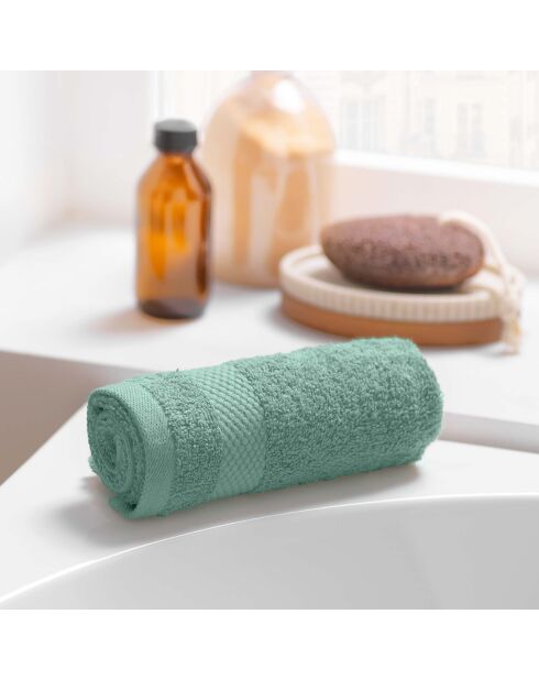 Elegance Celadon gastendoek (30 x 50 cm), 100% stevig katoen