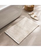 Rafael Sand, tappeto da bagno in ciniglia di cotone/poliestere (50 x 80 cm)