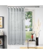 Anello Linka Grey Trasparente (140 x 240 Cm) Linka Grey, Voile intrecciato