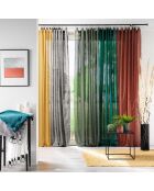 Anello Linka Grey Trasparente (140 x 240 Cm) Linka Grey, Voile intrecciato