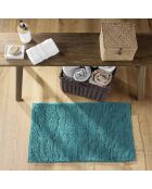 Badteppich (45 x 75 cm) Sweety Blue/Emerald, unifarbene Mikrofaser
