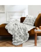 Coperta Mounty Grey (125 x 150 cm), pelliccia sintetica