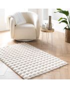 Tappeto rettangolare Mounty Natural (120 x 170 cm), pelliccia sintetica