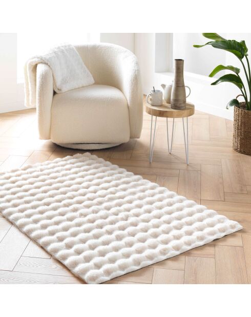 Tappeto rettangolare Mounty Natural (120 x 170 cm), pelliccia sintetica