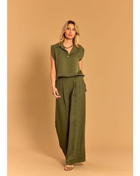 Blusa Liz verde pistacchio