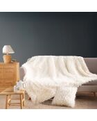 Coperta invernale calda XXL (220 x 240 cm) in pelle di pecora naturale, pelliccia sintetica