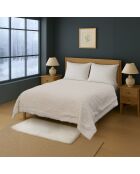 Coperta invernale calda XXL (220 x 240 cm) in pelle di pecora naturale, pelliccia sintetica