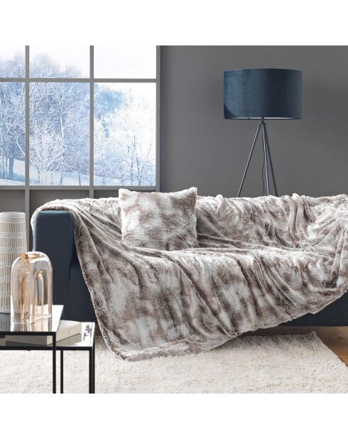 Coperta invernale Antarctic Choco Warm (180 x 220 cm), in pelliccia sintetica