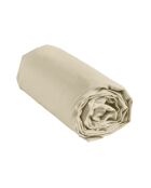Drap housse Linella ivoire