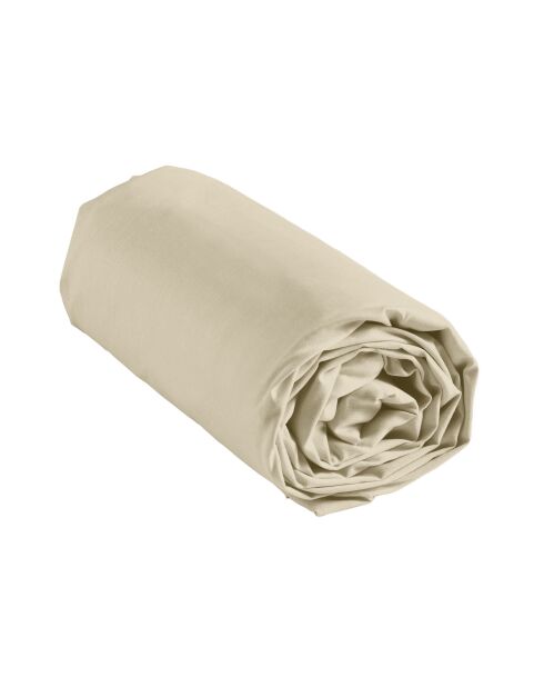 Drap housse Linella ivoire
