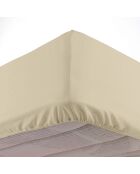 Drap housse Linella ivoire