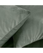 Parure housse de couette en Velours Velina cèdre