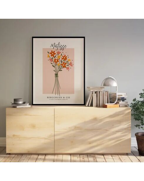 Peinture de fleurs et Matisse - 50x70 cm