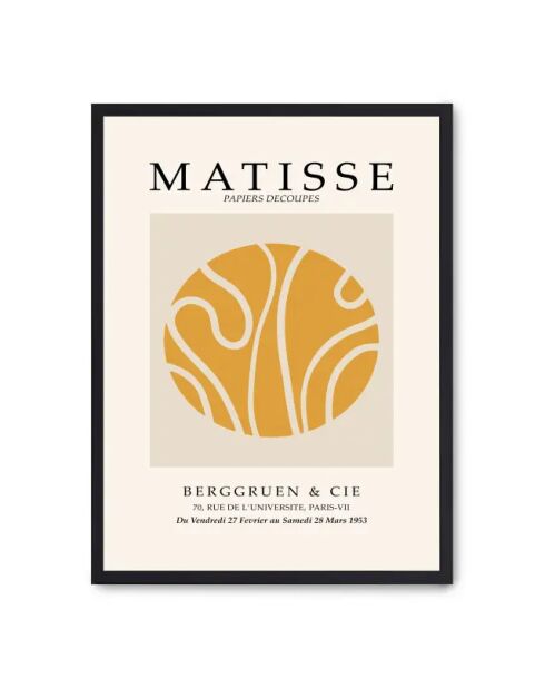 Estampe d'art de Matisse III - 50x70 cm
