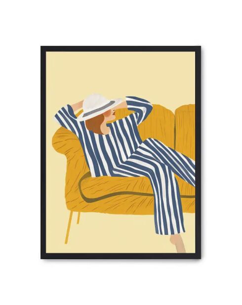 Peinture détente estivale II - 50x70 cm