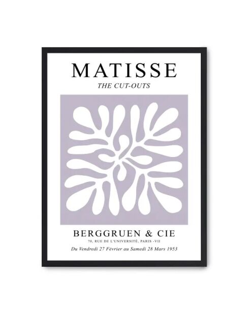 Peinture des découpages de Matisse IV - 50x70 cm