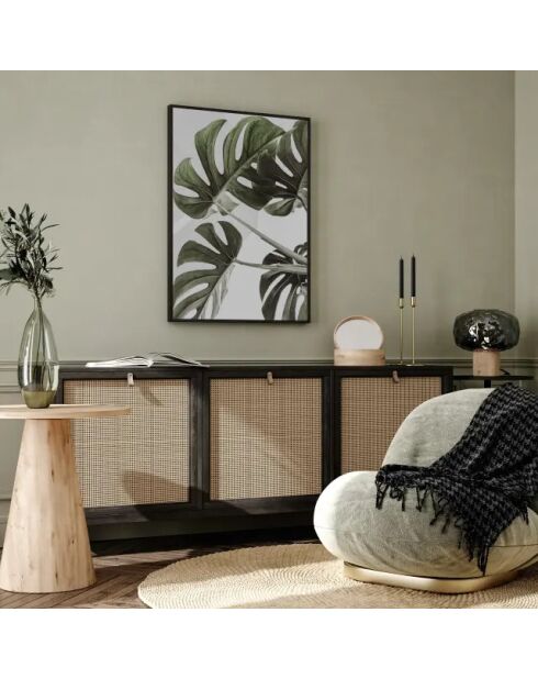 Peinture des feuilles de monstera - 50x70 cm