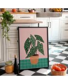 Trama di pittura vegetale IV - 50x70 cm