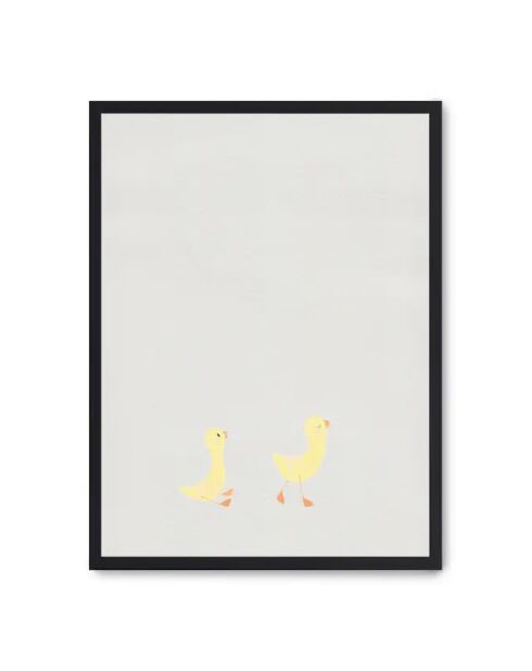 Dipinto due anatre - 50x70 cm