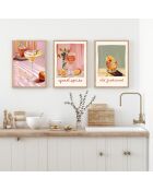 Ensemble composé de trois cadre avec marco roble - 50x70 cm