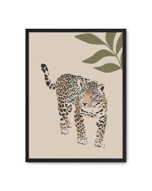 Peinture de la grâce du jaguar - 50x70 cm