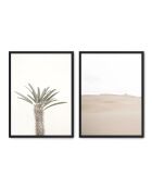 Ensemble composé de deux cadre avec marco noire - 50x70 cm