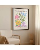 Mercato dei fiori dipinti VI - 50x70 cm