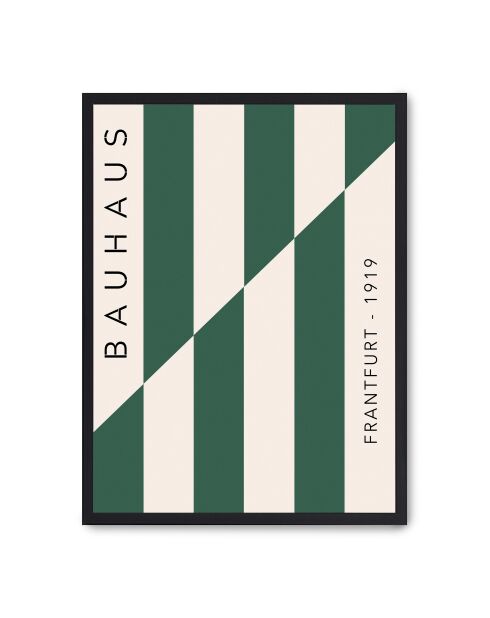 Dipingi le linee verdi del Bauhaus - 50x70 cm