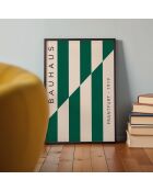 Dipingi le linee verdi del Bauhaus - 50x70 cm