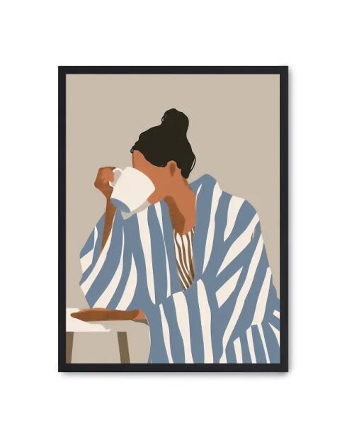 Pittura al caffè mattutino - 50x70 cm