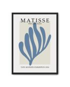 Peinture abstraite bleue - 50x70 cm