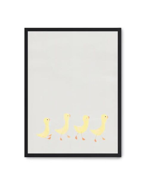 Dipinto di quattro anatroccoli - 50x70 cm