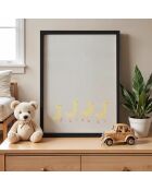 Dipinto di quattro anatroccoli - 50x70 cm