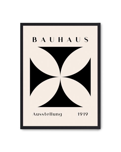 Vernice Bauhaus forme nere II - 50x70 cm