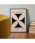 Vernice Bauhaus forme nere II - 50x70 cm