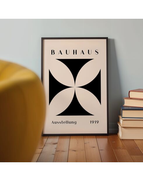 Vernice Bauhaus forme nere II - 50x70 cm