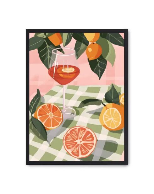 Peinture Aperol Spritz II - 50x70 cm