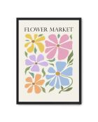 Dipinto mercato dei fiori V- 50x70 cm