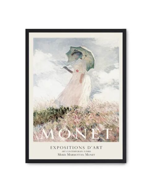 Femme du tableau avec parapluie II - 50x70 cm