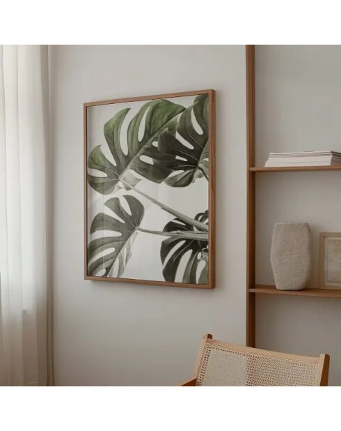 Pittura a foglia di Monstera - 50x70 cm